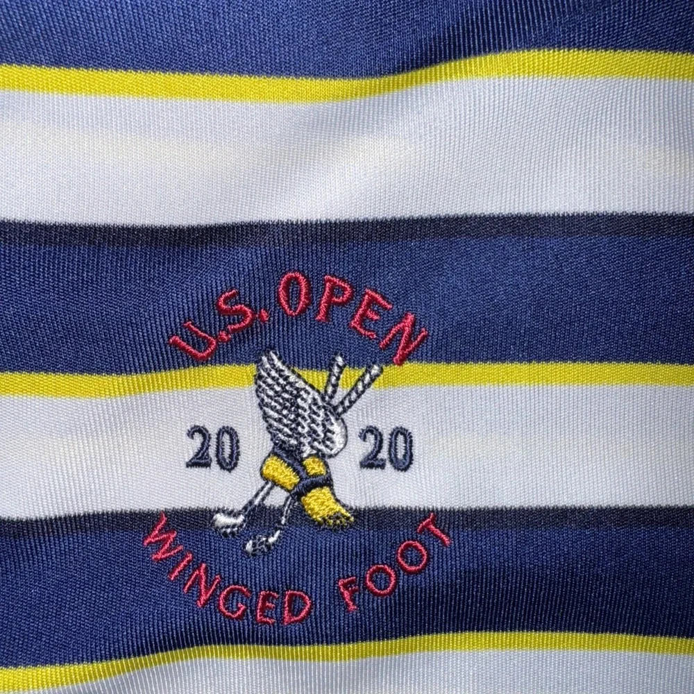 Polo Ralph Lauren U.S Open Winged Foot Medium Multicolor Striped Golf Big Pony‎